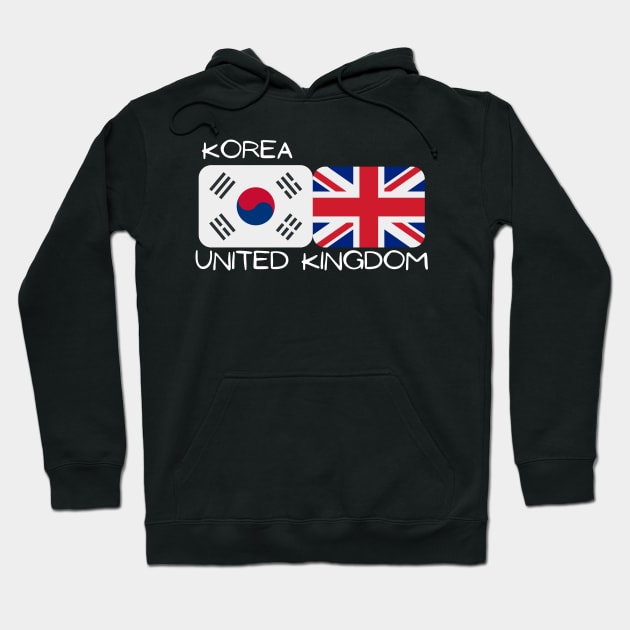 Korean British - Korea, United Kingdom Hoodie by The Korean Rage